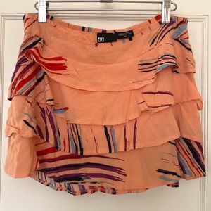 DC tiered mini skirt